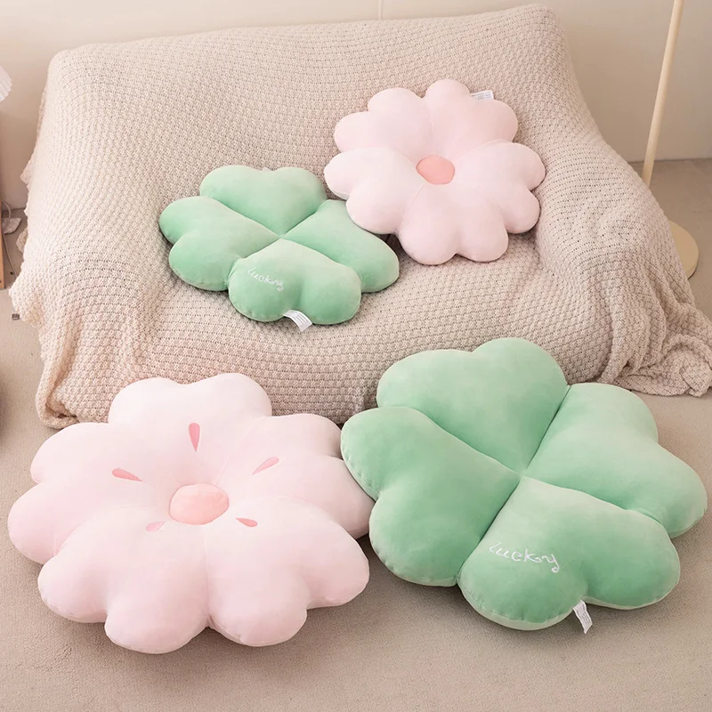 Cute Four Leaf Clover Cherry Blossoms Plush Pillow Kawaii Stuffed Flower Plants Toy Chair Sofa Cushion Home Room Decor Gifts
Cute Four Leaf Clover Cherry Blossoms Plush Pillow Kawaii Stuffed Flower Plants Toy Chair Sofa Cushion Home Room Decor Gifts