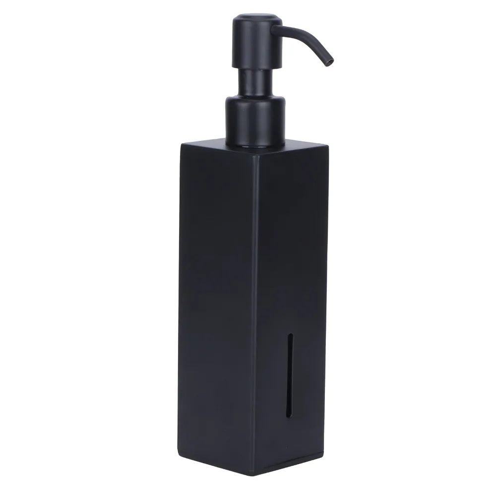304 Stainless Steel Soap Dispenser Black Square Pump Bottle 200ml Capacity Leak Proof Shower Bottle Shower Gel Hand Soap Shampoo
304 Stainless Steel Soap Dispenser Black Square Pump Bottle 200ml Capacity Leak Proof Shower Bottle Shower Gel Hand Soap Shampoo