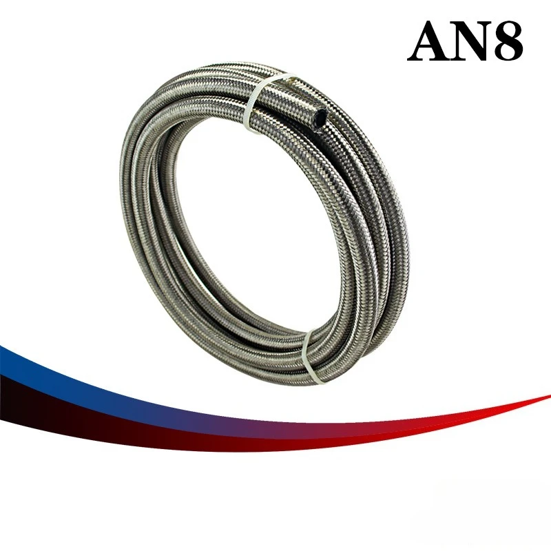 Stainless Steel YouTube Double Braided Fuel Tube 1500PSI AN8 (5.6MM/7/32 "ID) 5m
Stainless Steel YouTube Double Braided Fuel Tube 1500PSI AN8 (5.6MM/7/32 "ID) 5m