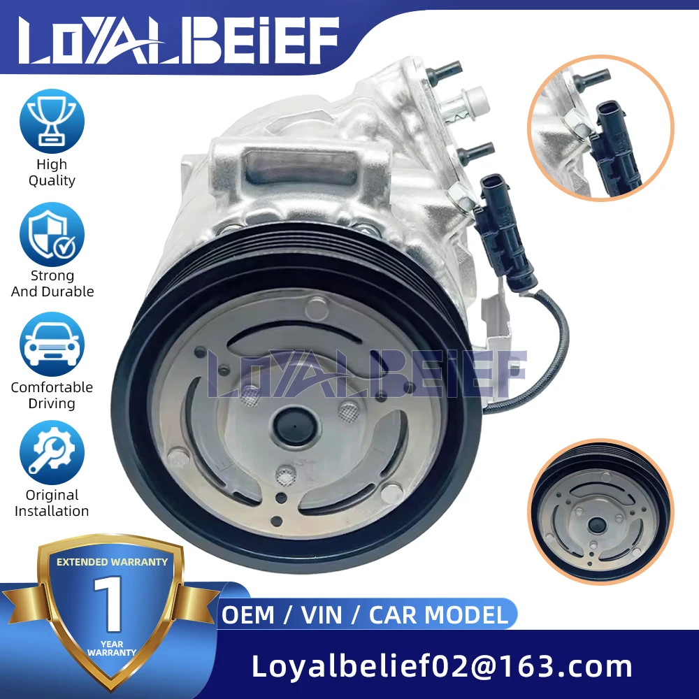 Auto 447140-1201 AC Compressor For Alfa Romeo Stelvio 2.0 4WD 2017-2022 51936675 50535296 4472501600 447250-1600 6 Grooves
Auto 447140-1201 AC Compressor For Alfa Romeo Stelvio 2.0 4WD 2017-2022 51936675 50535296 4472501600 447250-1600 6 Grooves
