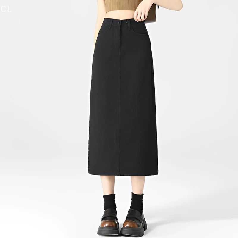 Ins Style Shui Wash Blue Simplicity Minimalist Denim Skirt For Women's Spring And Summer New Denim Long Skirt
Ins Style Shui Wash Blue Simplicity Minimalist Denim Skirt For Women's Spring And Summer New Denim Long Skirt