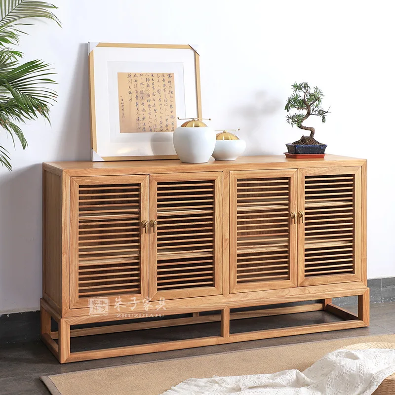 New Chinese-style four-door side cabinet Old elm storage cabine Locker four-door cabint Shoe cabiet Dining side cabnet Stora
New Chinese-style four-door side cabinet Old elm storage cabine Locker four-door cabint Shoe cabiet Dining side cabnet Stora