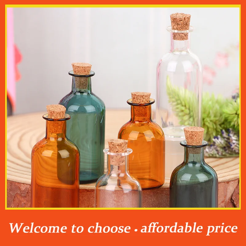 *1pc new Glass 1:12Dollhouse Mini Glass Bottle Cork Cover Storage Tiny Jar Vials Vase DecorToy
*1pc new Glass 1:12Dollhouse Mini Glass Bottle Cork Cover Storage Tiny Jar Vials Vase DecorToy
