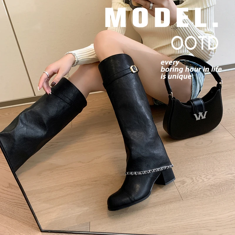 2026 new autumn winter women knee-high boots natural leather 22-24.5cm cowhide+microfiber belt buckle pants boots long boots
2026 new autumn winter women knee-high boots natural leather 22-24.5cm cowhide+microfiber belt buckle pants boots long boots