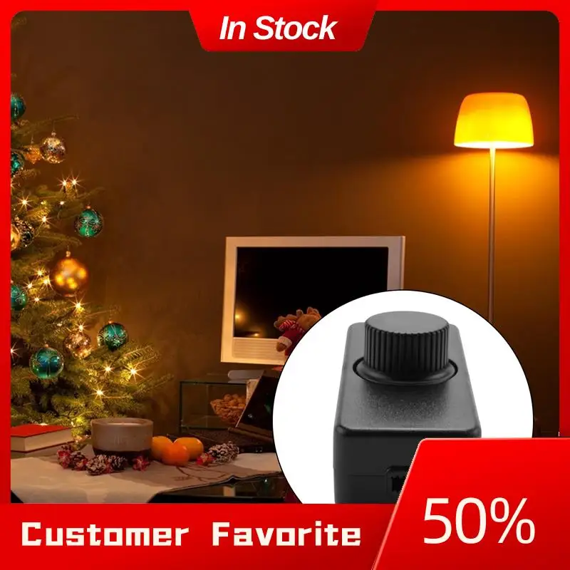 AT03 Top Inline LED Dimmer Switch, Built-In Rotary ON/OFF And Knob Control Dimmer For Dimmable 3-100W LED/Incandescent
AT03 Top Inline LED Dimmer Switch, Built-In Rotary ON/OFF And Knob Control Dimmer For Dimmable 3-100W LED/Incandescent