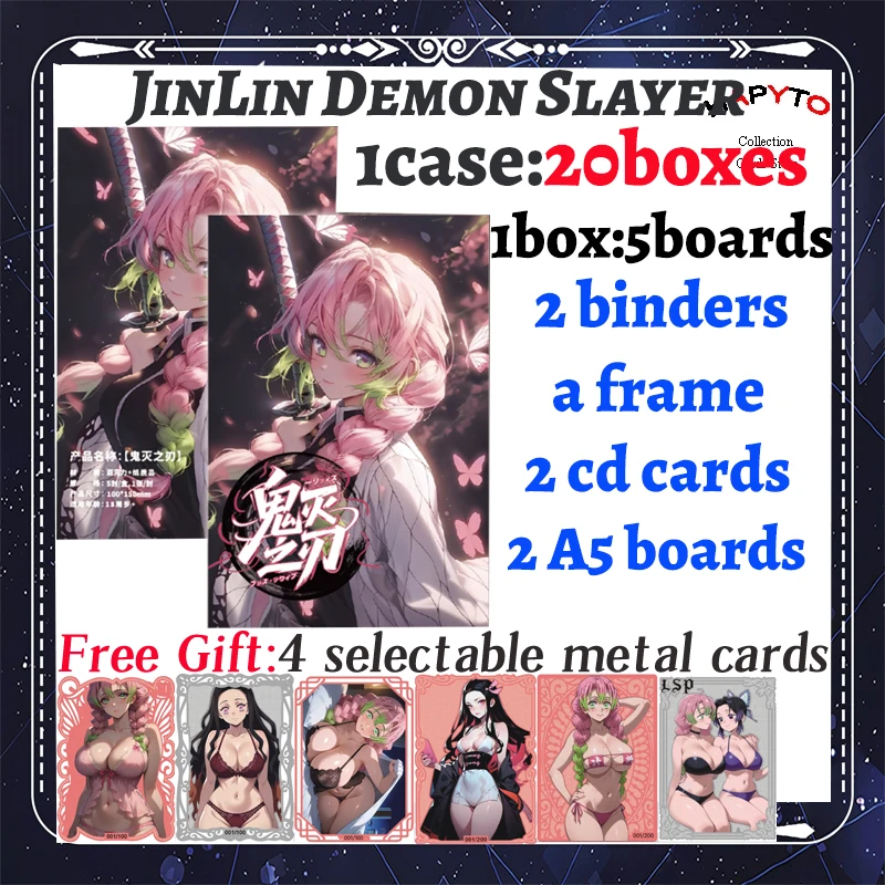 2025 Newest JinLin Culture Demon Slayer Japanese Anime Kimetsu Nezuko Yaiba Booster Box Tcg Cards Toy Hobbies Gifts
2025 Newest JinLin Culture Demon Slayer Japanese Anime Kimetsu Nezuko Yaiba Booster Box Tcg Cards Toy Hobbies Gifts