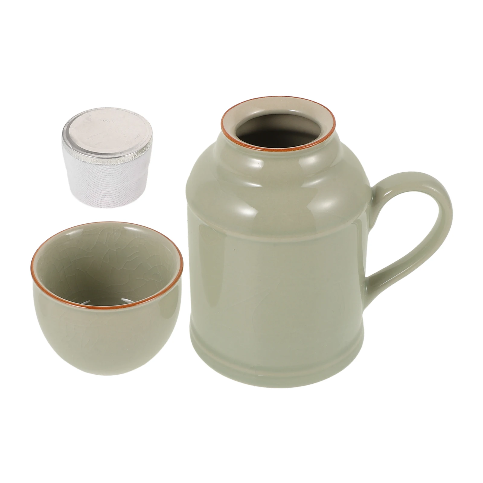 1Set Ceramic Small Tea Kettle Smooth Handle Portable Teapot for Home Office Outdoor Tea Making Pot Chinese Style Teaware 
1Set Ceramic Small Tea Kettle Smooth Handle Portable Teapot for Home Office Outdoor Tea Making Pot Chinese Style Teaware