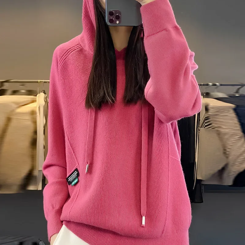 2024 Autumn and Winter New Women's Hoodie Knitted Sweater Large Hoodie Fashion Sweater Women's Coat Top
2024 Autumn and Winter New Women's Hoodie Knitted Sweater Large Hoodie Fashion Sweater Women's Coat Top