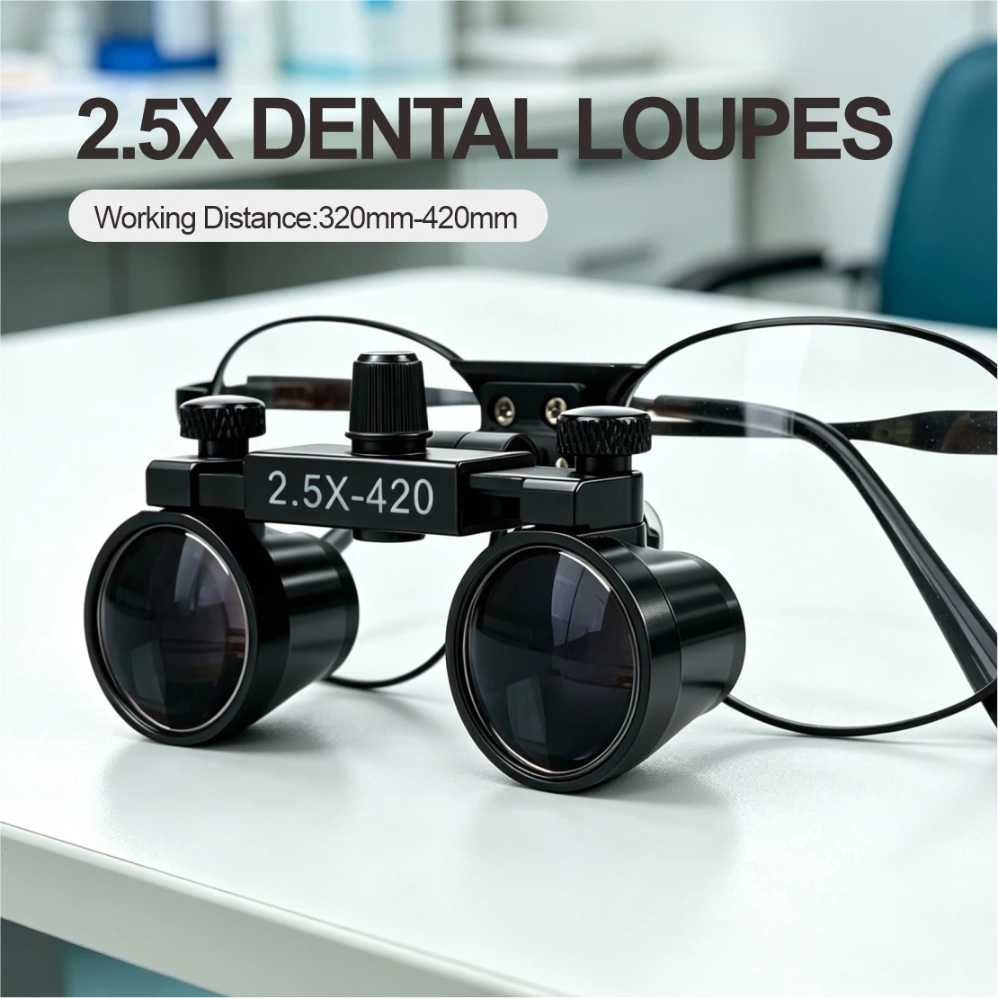 DY-102 3.5X Binocular Dental Loupes Lightweight Plastic Metal Frame Medical Eyewear Magnifier For Dental Clinic Microsurgery
DY-102 3.5X Binocular Dental Loupes Lightweight Plastic Metal Frame Medical Eyewear Magnifier For Dental Clinic Microsurgery