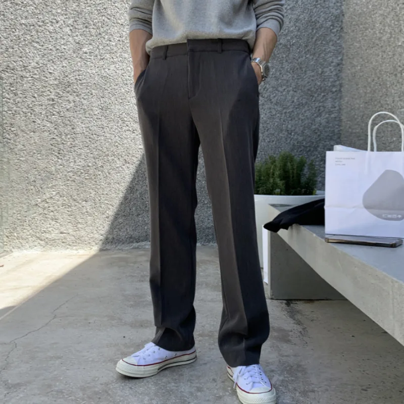 2026 Spring Autumn Korean Style New Fashion Men's Solid Color Simple Basic Casual Trendy Loose Straight Suit Trousers Male Pants
2026 Spring Autumn Korean Style New Fashion Men's Solid Color Simple Basic Casual Trendy Loose Straight Suit Trousers Male Pants