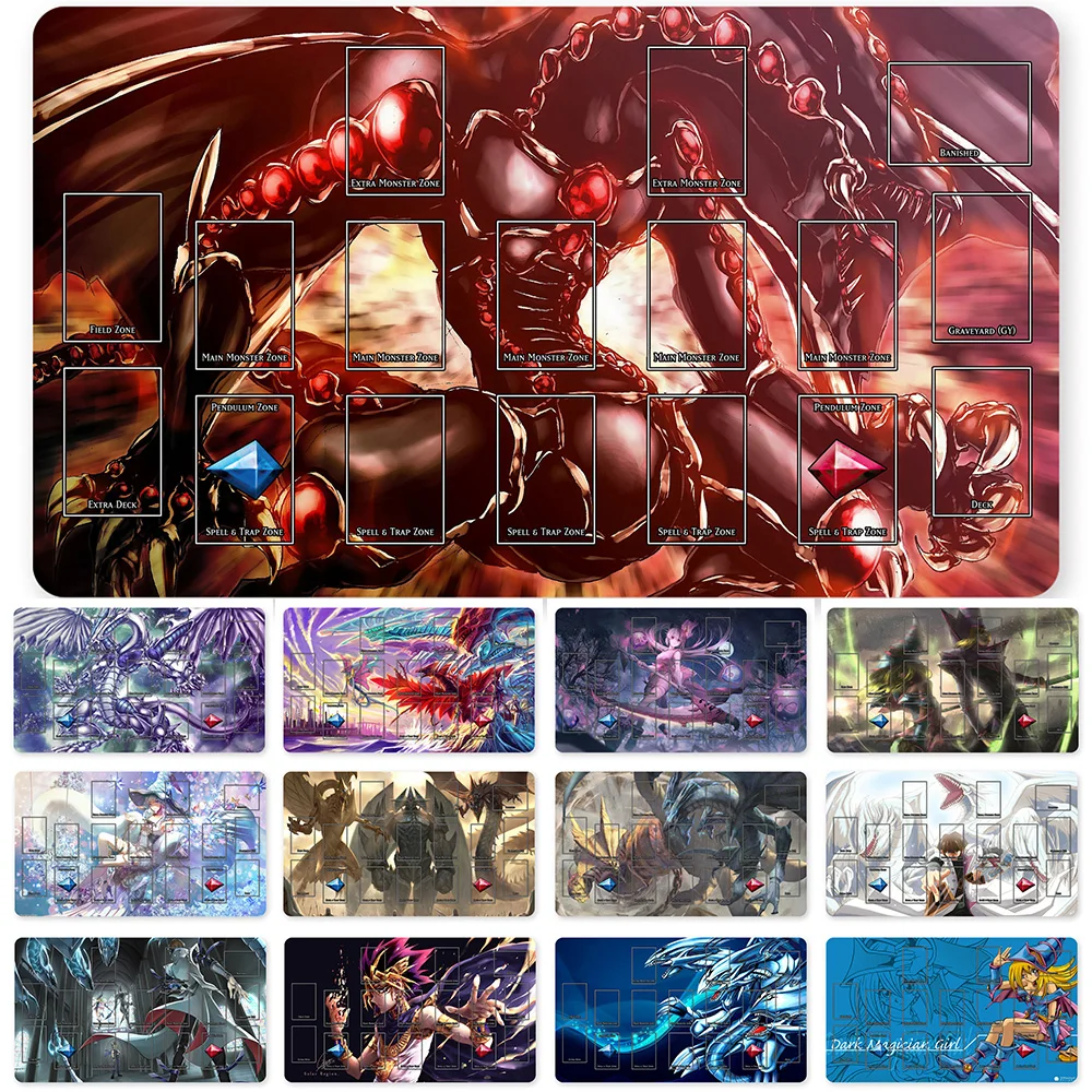 HOT OCG Playmat Blue-eyes Ultimate Dragon Dark Magician Duel Monsters Playmats Compatible for YuGiOh TCG + Free Bag - ygo (43)
HOT OCG Playmat Blue-eyes Ultimate Dragon Dark Magician Duel Monsters Playmats Compatible for YuGiOh TCG + Free Bag - ygo (43)
