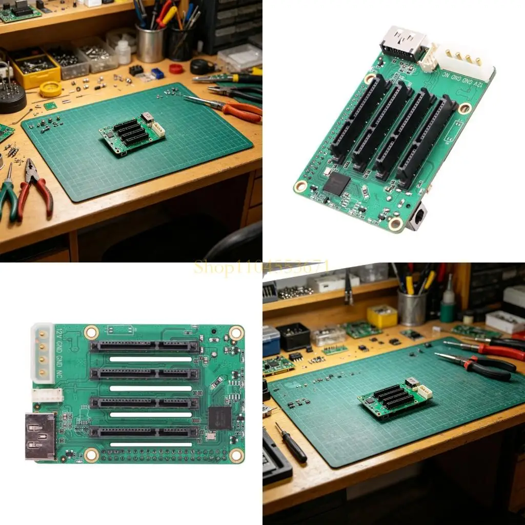 Best Seller High Capacity Storage Add On With 4 Drive additional Improved Slot Works With Single Board Computers
Best Seller High Capacity Storage Add On With 4 Drive additional Improved Slot Works With Single Board Computers