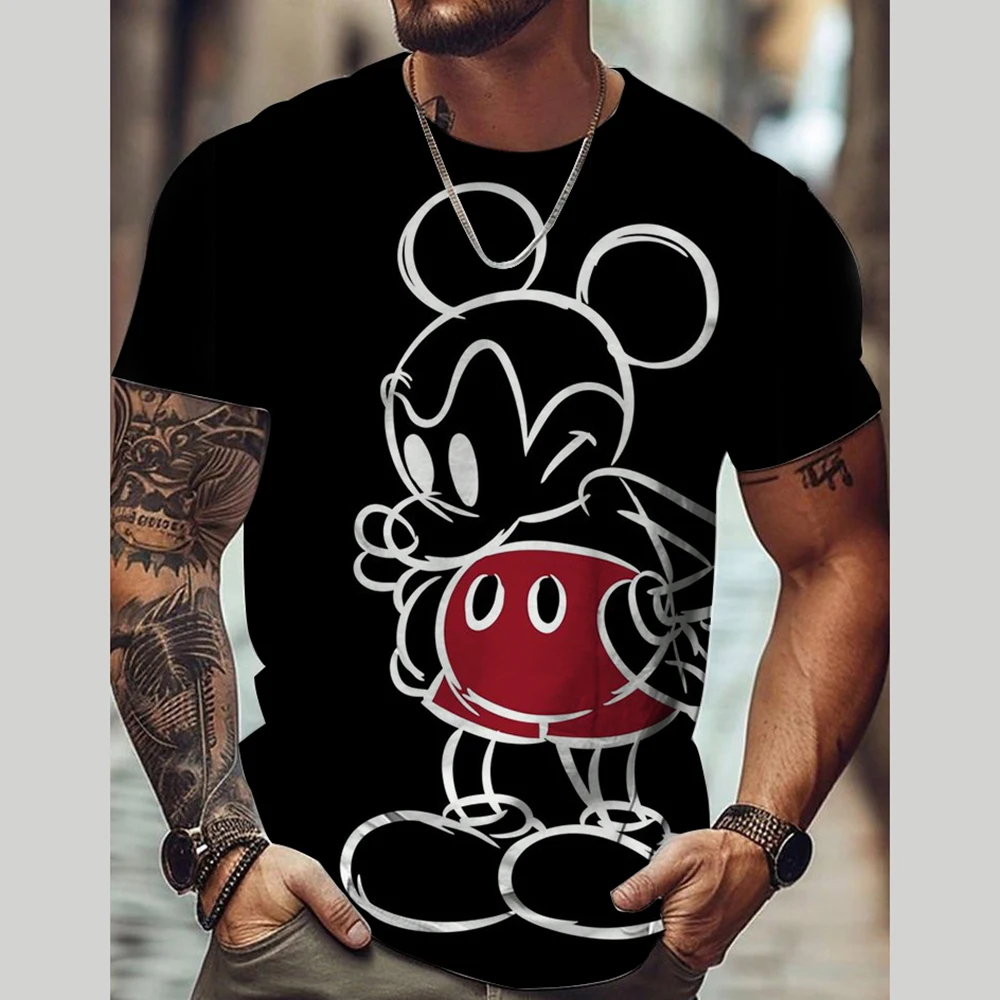 Disney Mickey Mouse Men's T Shirt Cartoon TShirts Male Summer Short Sleeve Couple T-shirt Cute Funny Tops Tee Camiseta Children
Disney Mickey Mouse Men's T Shirt Cartoon TShirts Male Summer Short Sleeve Couple T-shirt Cute Funny Tops Tee Camiseta Children
