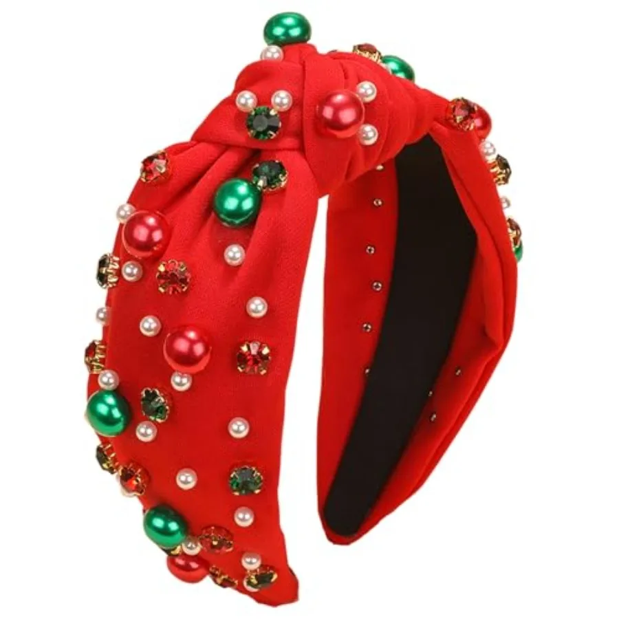 Headband for Women Pearl Knotted Headband Xmas Pearl Rhinestone Crystal Jeweled Hairband Fashion Elegant Ladies Wide Top Knot H
Headband for Women Pearl Knotted Headband Xmas Pearl Rhinestone Crystal Jeweled Hairband Fashion Elegant Ladies Wide Top Knot H