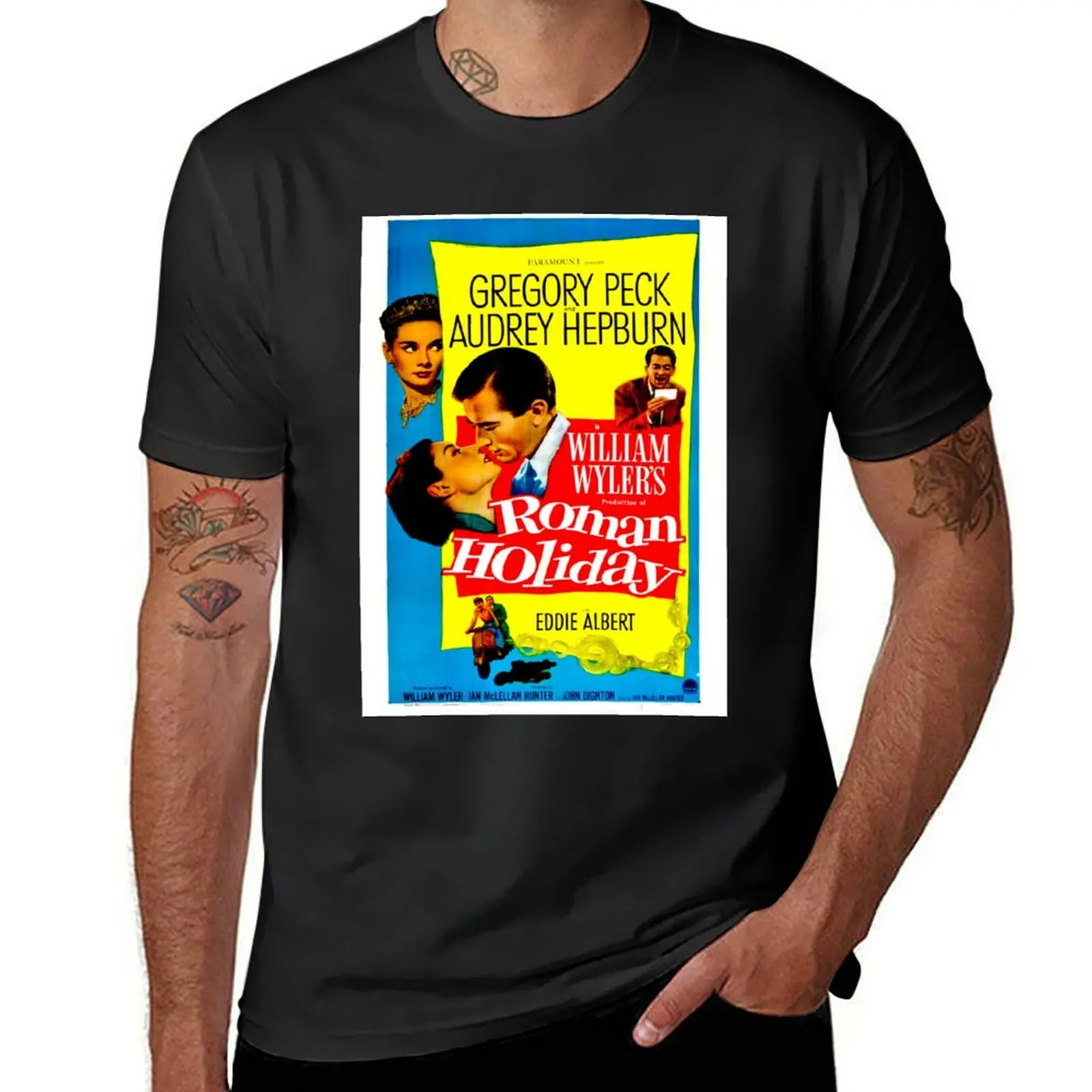 Roman Holiday (1953) Movie Poster T-Shirt summer clothes new edition shirts graphic tees anime clothes Men's clothing
Roman Holiday (1953) Movie Poster T-Shirt summer clothes new edition shirts graphic tees anime clothes Men's clothing