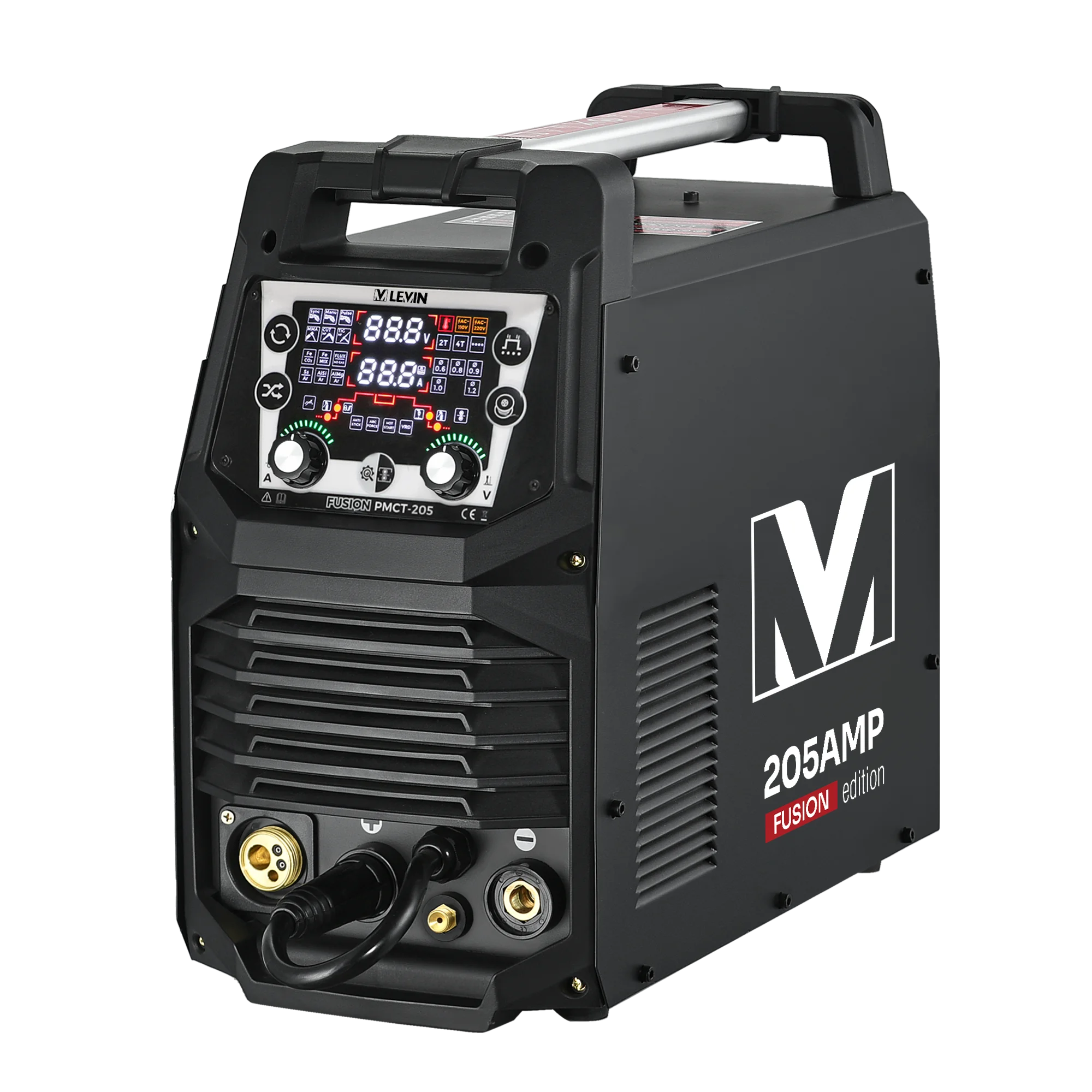 Сварочный аппарат MSLEVIN PMCT 205, 6 в 1, SYN MIG HF TIG MMA HF CUT MIG, импульсный сварочный аппарат MIG
Сварочный аппарат MSLEVIN PMCT 205, 6 в 1, SYN MIG HF TIG MMA HF CUT MIG, импульсный сварочный аппарат MIG