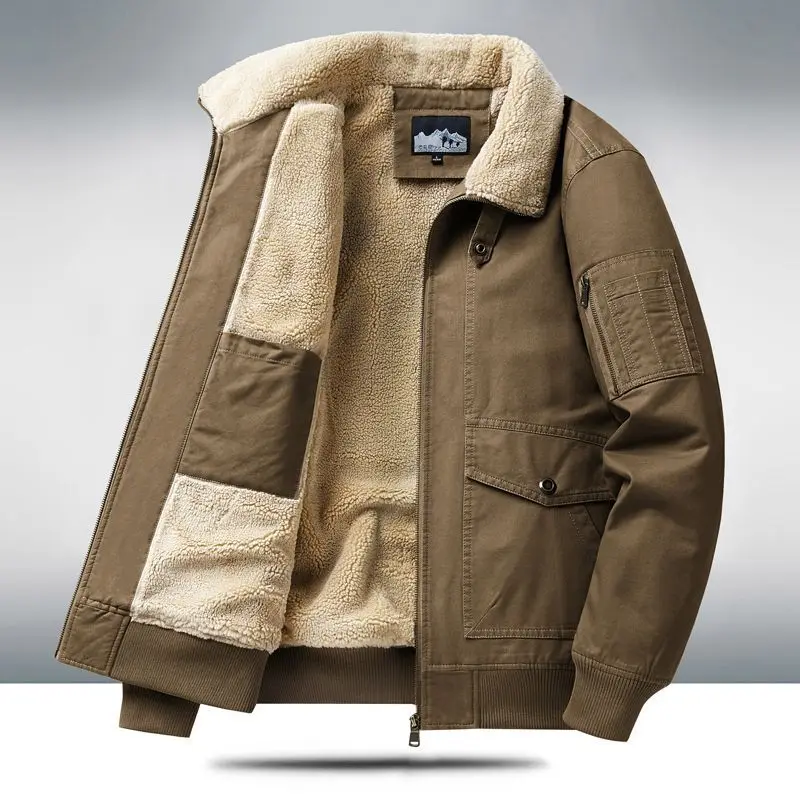 Winter Autumn 2025 New Fashion American Men's Solid Color Casual Trendy Solid Color Loose Warm Cotton Padded Jacket Male Coats
Winter Autumn 2025 New Fashion American Men's Solid Color Casual Trendy Solid Color Loose Warm Cotton Padded Jacket Male Coats