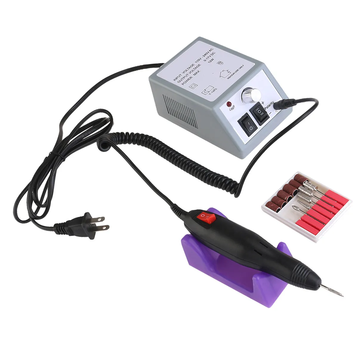 Professional High Speed Electric Nail Drill Machine Salon Kit 6 Drill Bits Manicure Pedicure Glazing Machine Us Plug
Professional High Speed Electric Nail Drill Machine Salon Kit 6 Drill Bits Manicure Pedicure Glazing Machine Us Plug