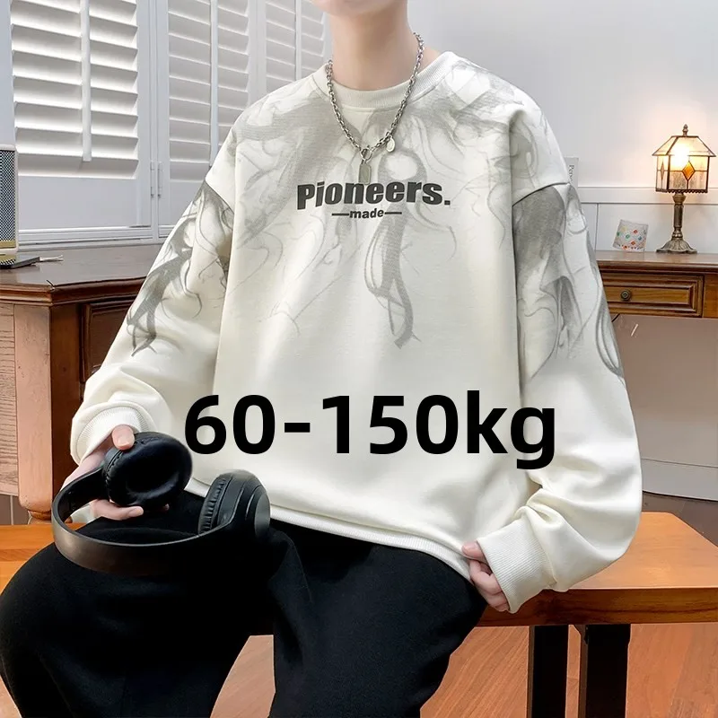 Loose Men's round Ne Sweatirt Spring Autumn Faion plus Size Overhead irt Comfortable Plant Dyeing Printed Casual Wear
Loose Men's round Ne Sweatirt Spring Autumn Faion plus Size Overhead irt Comfortable Plant Dyeing Printed Casual Wear