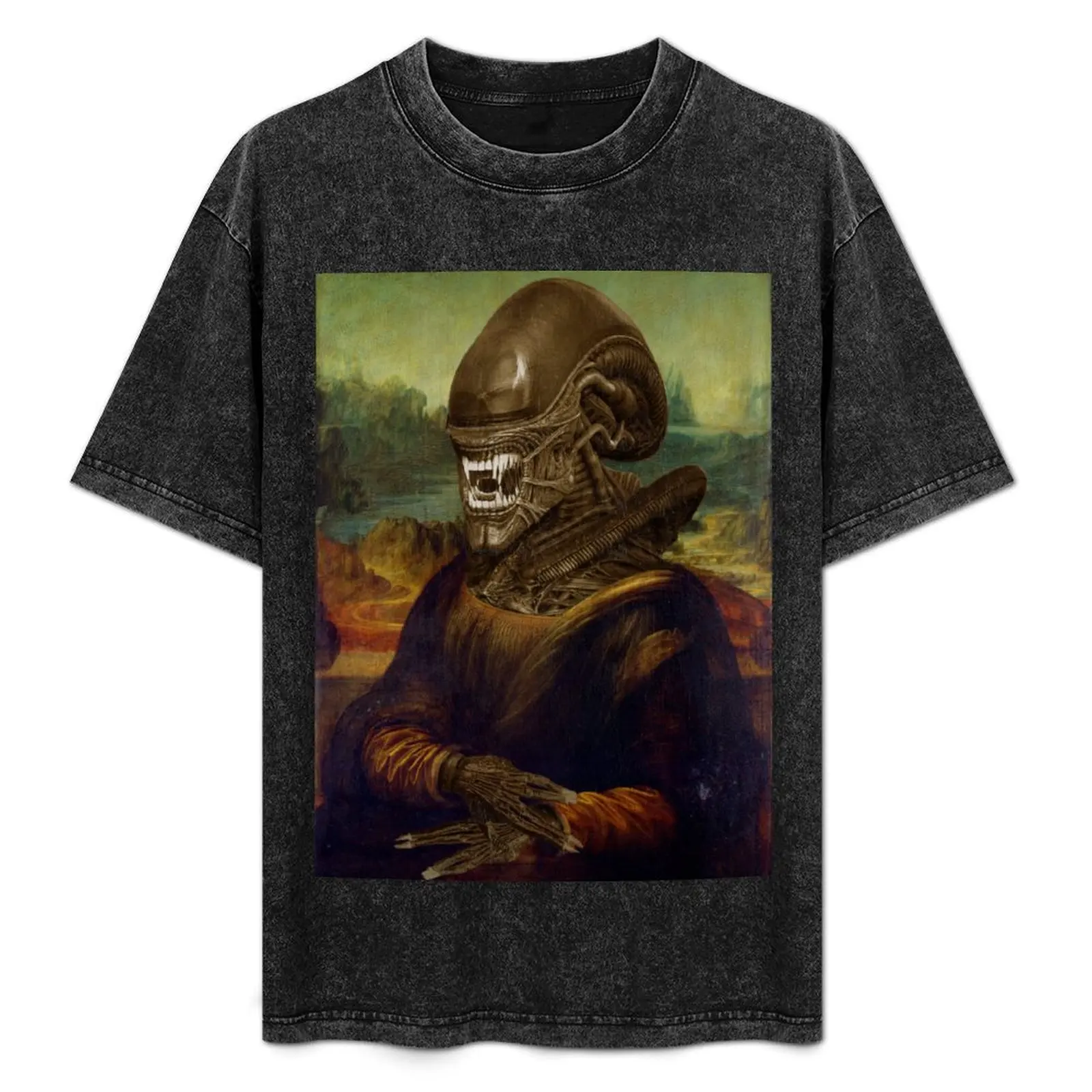 Mona Lisa Alien Xenomorph T-Shirt t shirt man casual t shirt custom print T-Shirt
Mona Lisa Alien Xenomorph T-Shirt t shirt man casual t shirt custom print T-Shirt