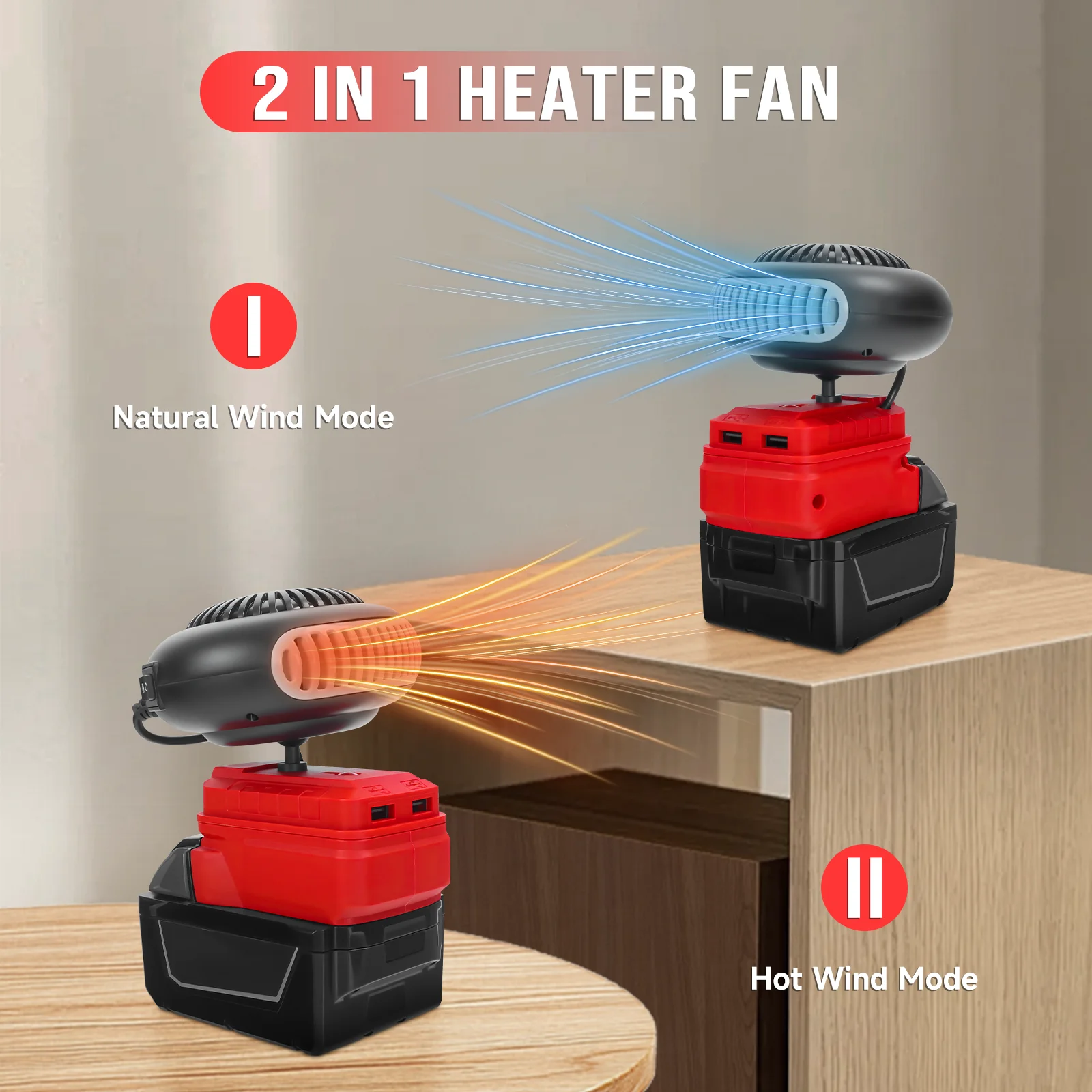 Автомобильный обогреватель, литиевый электрический вентилятор теплого воздуха, портативный электрический вентилятор отопления, горячий и холодный ветер, двойной режим для Milwaukee, аккумуляторный штифт 18 В
Автомобильный обогреватель, литиевый электрический вентилятор теплого воздуха, портативный электрический вентилятор отопления, горячий и холодный ветер, двойной режим для Milwaukee, аккумуляторный штифт 18 В