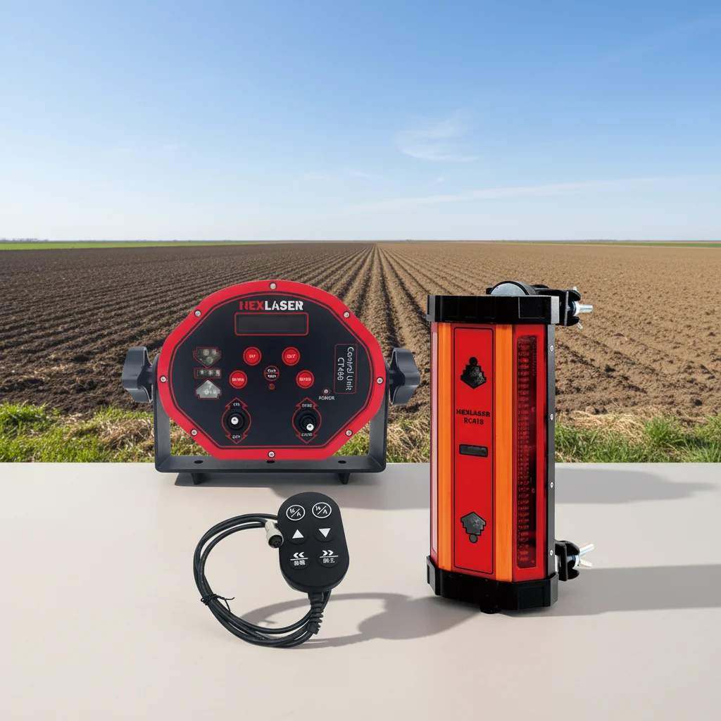 CT480+RC418 Agriculture Level Laser Control Box and Receiver for Land Leveling Machine Control System
CT480+RC418 Agriculture Level Laser Control Box and Receiver for Land Leveling Machine Control System