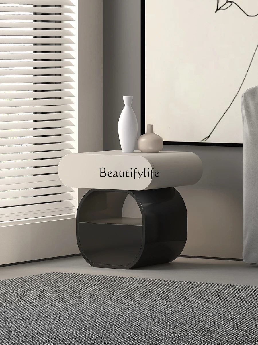 Italian Minimalist Bedside Table Modern Minimalist Solid Wood Light Luxury High Sense
Italian Minimalist Bedside Table Modern Minimalist Solid Wood Light Luxury High Sense