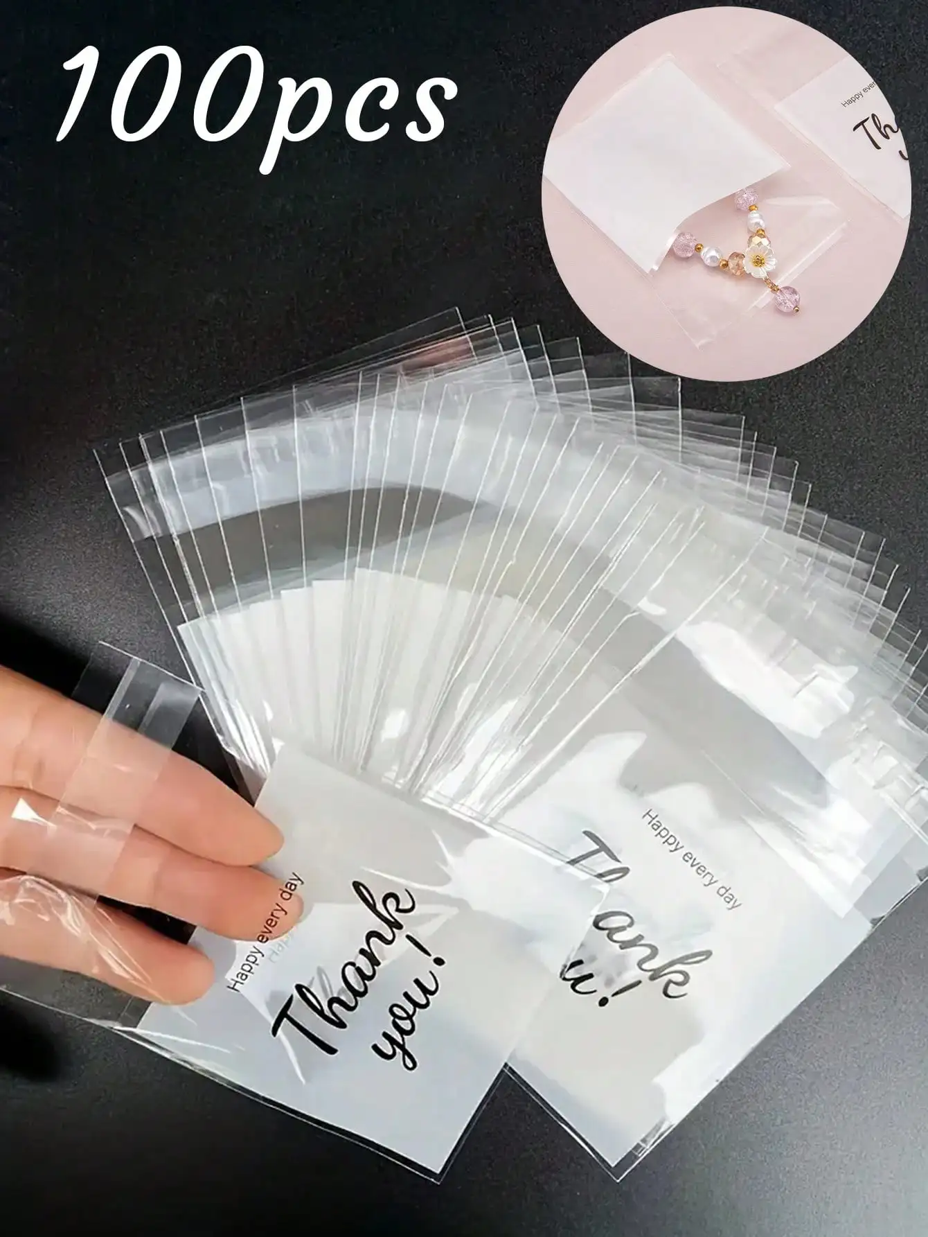 50 Piece, Multiple Specifications And Sizes, Semi Transparent, Happy Every Day, Thank You Letter Bags,
50 Piece, Multiple Specifications And Sizes, Semi Transparent, Happy Every Day, Thank You Letter Bags,