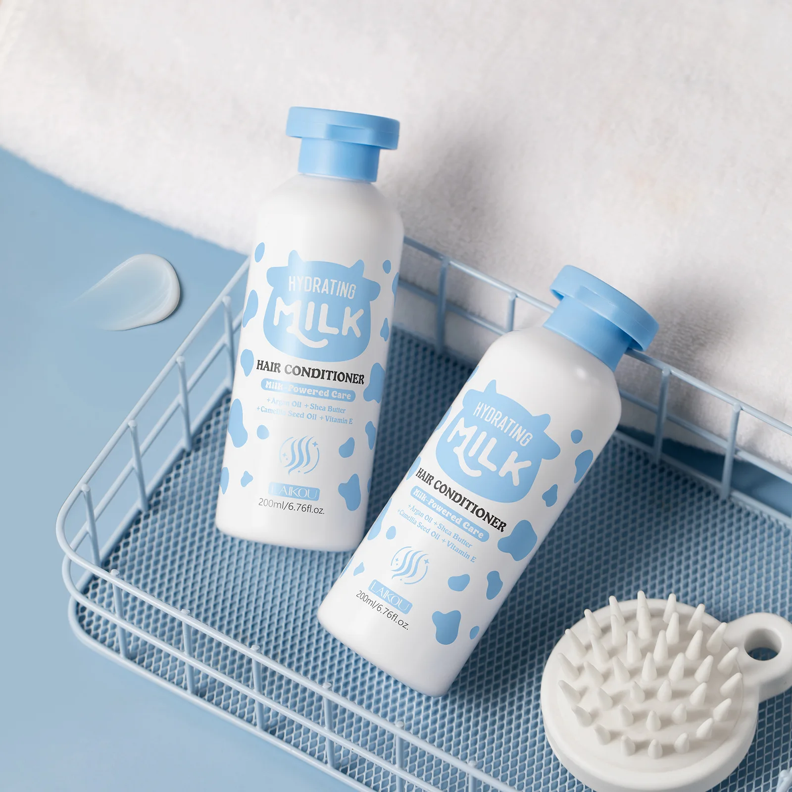 LAIKOU Moisturizing Conditioner 200ml, Milk Protein Hydrating Hair Care, Smoothing Nourishing Conditioner for Women Men Dry Hair
LAIKOU Moisturizing Conditioner 200ml, Milk Protein Hydrating Hair Care, Smoothing Nourishing Conditioner for Women Men Dry Hair