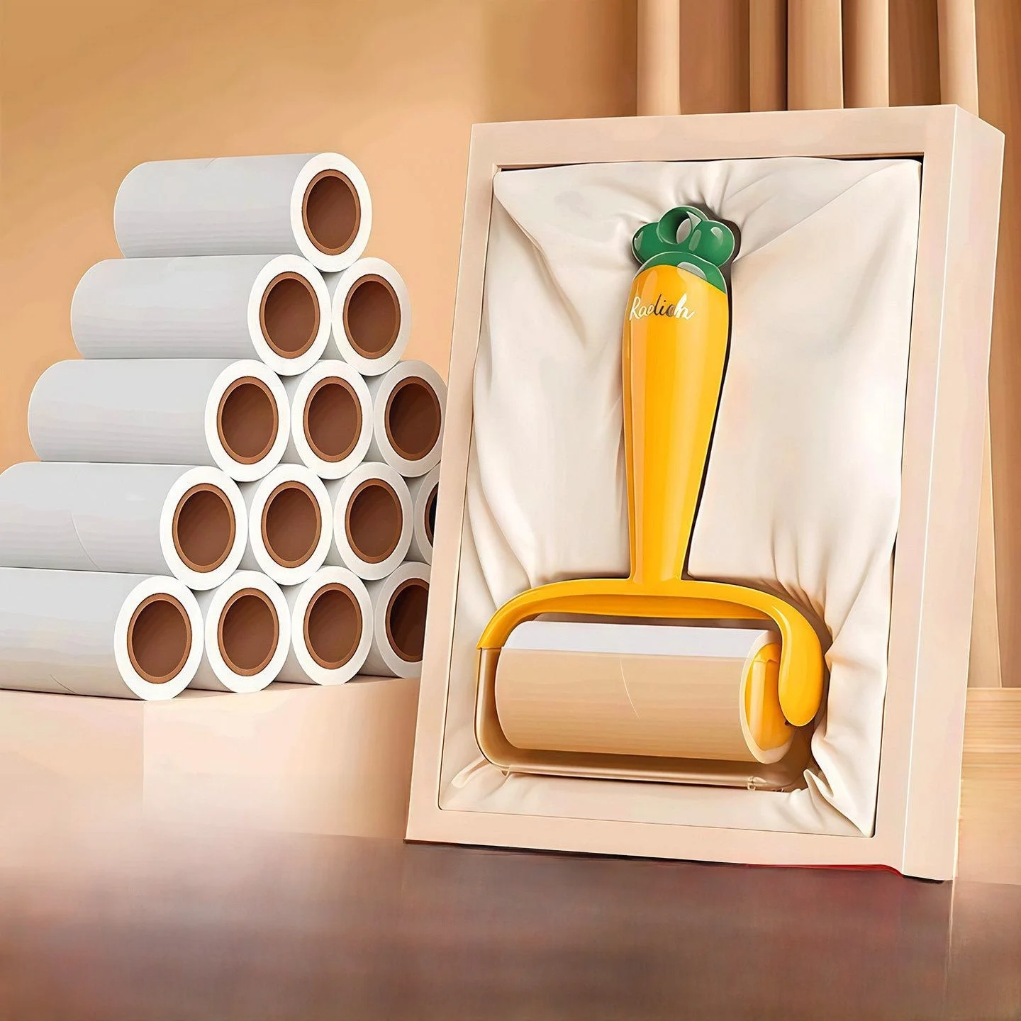 Strong Sticky Hair Remover Roller Cloth Clothes Dust Cleaning Brush Home Use Replaceable Tear off Paper Roll Hair Removal Tool
Strong Sticky Hair Remover Roller Cloth Clothes Dust Cleaning Brush Home Use Replaceable Tear off Paper Roll Hair Removal Tool