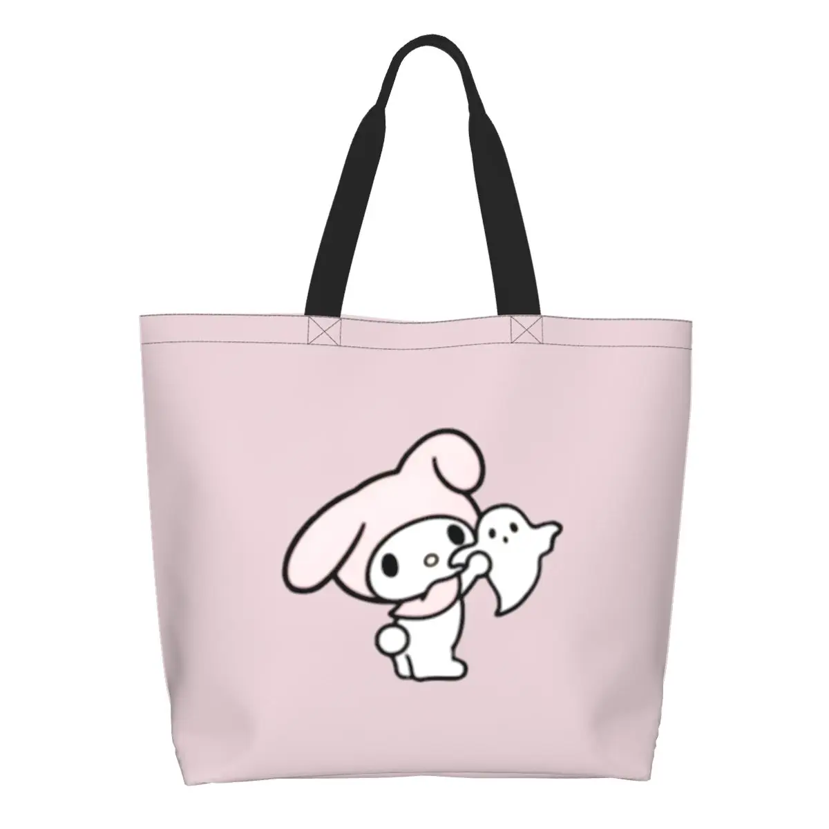 Custom Melody Groceries Shopping Tote Bags Women Custom Pink Rabbit Canvas Shopper Shoulder Bags Big Capacity Handbags
Custom Melody Groceries Shopping Tote Bags Women Custom Pink Rabbit Canvas Shopper Shoulder Bags Big Capacity Handbags