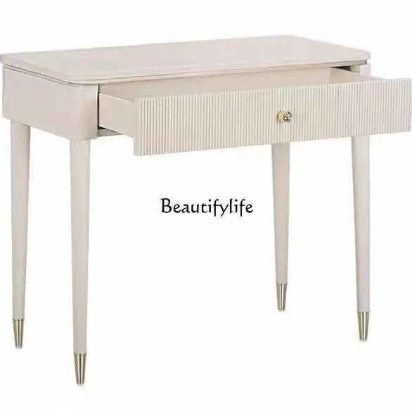 American light luxury dresser French retro romantic makeup stool with makeup mirror bedroom
American light luxury dresser French retro romantic makeup stool with makeup mirror bedroom