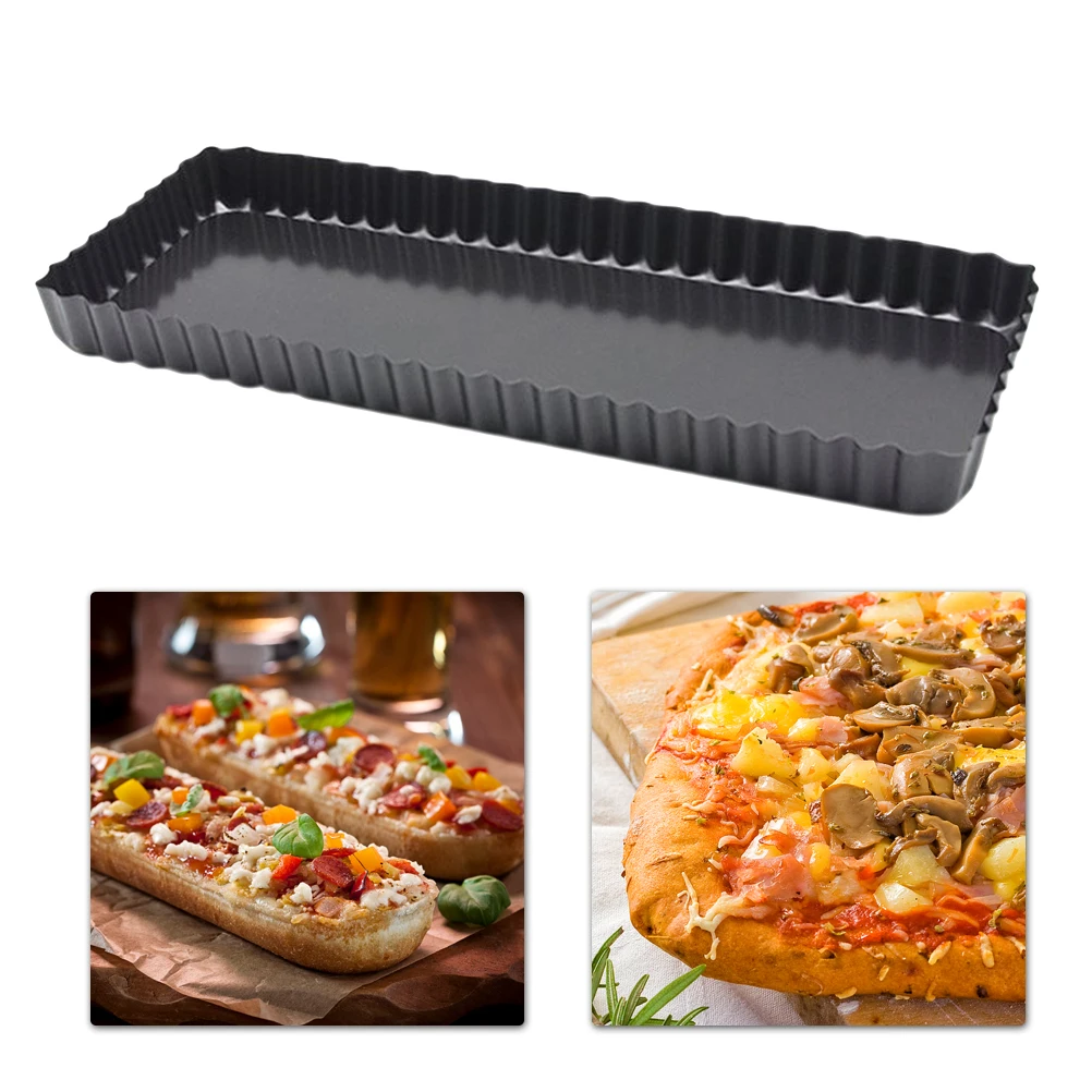 Non-stick Baking Tray Fluted Pie Pan with Removable Bottom Maker Quiche Tool Tools Toast
Non-stick Baking Tray Fluted Pie Pan with Removable Bottom Maker Quiche Tool Tools Toast
