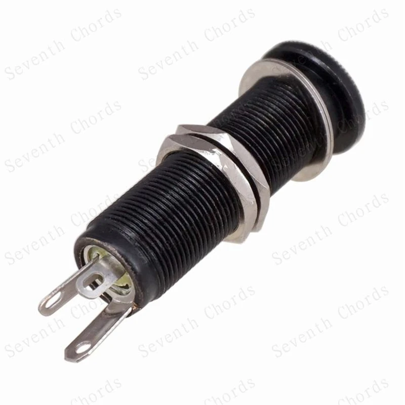 A Black 6.35mm Electric Guitar Bass Output Input Jack Guiatr Parts Plug Socket 1/4" Pickup Output Jack Guitar Accessories
A Black 6.35mm Electric Guitar Bass Output Input Jack Guiatr Parts Plug Socket 1/4" Pickup Output Jack Guitar Accessories