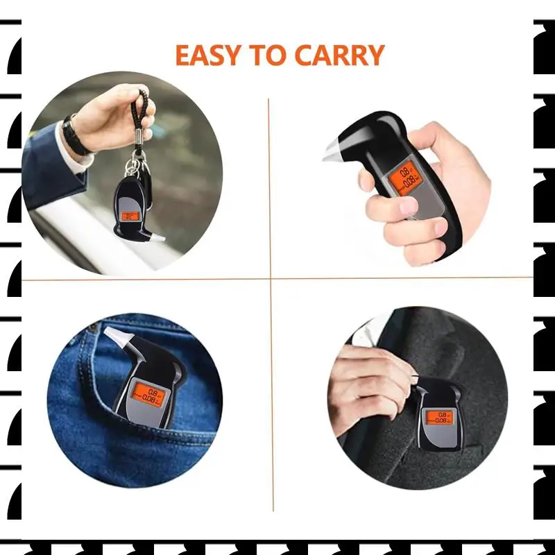 A44U Breathalyzer Alcohol Tester, Portable Mounted Blow Type Alcohol Detector, Alcohol Tester With Digital LCD Display Easy Inst
A44U Breathalyzer Alcohol Tester, Portable Mounted Blow Type Alcohol Detector, Alcohol Tester With Digital LCD Display Easy Inst
