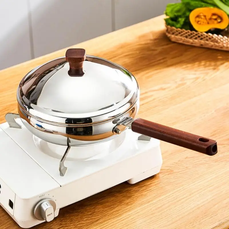 QX2E 316L Stainless Steel Frying Pan With Ergonomic Handle Nonstick Surfaces
QX2E 316L Stainless Steel Frying Pan With Ergonomic Handle Nonstick Surfaces