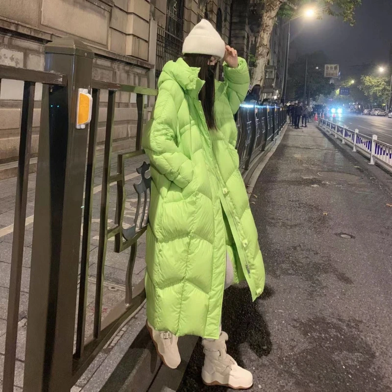 New Winter Long Down Cotton Coat Women Windproof Hood Solid Warm Parkas Women Snow Coat
New Winter Long Down Cotton Coat Women Windproof Hood Solid Warm Parkas Women Snow Coat