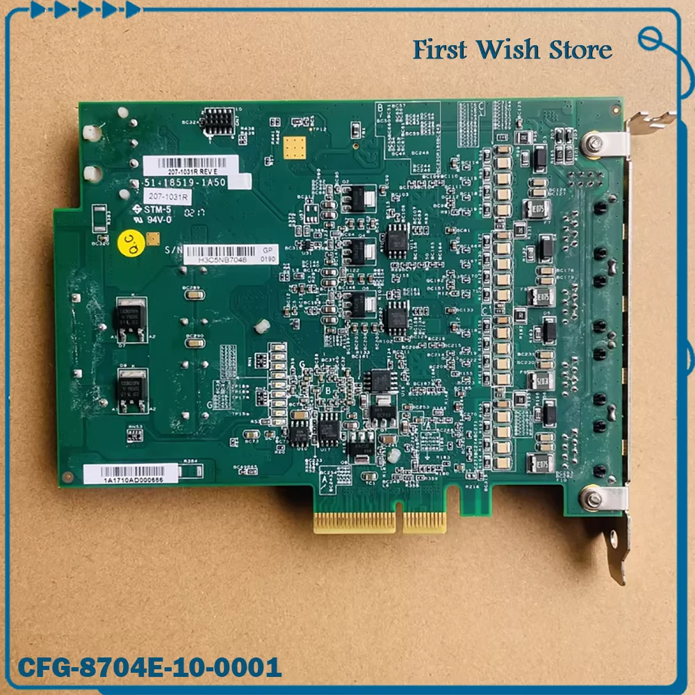 Четырехпортовая карта промышленного сбора данных CFG-8704E-10-0001
Четырехпортовая карта промышленного сбора данных CFG-8704E-10-0001