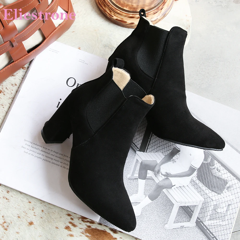 Новые зимние удобные черные, желтые женские ботильоны на высоком каблуке, офисная женская официальная обувь, большие маленькие размеры 11, 32, 43 46
Новые зимние удобные черные, желтые женские ботильоны на высоком каблуке, офисная женская официальная обувь, большие маленькие размеры 11, 32, 43 46