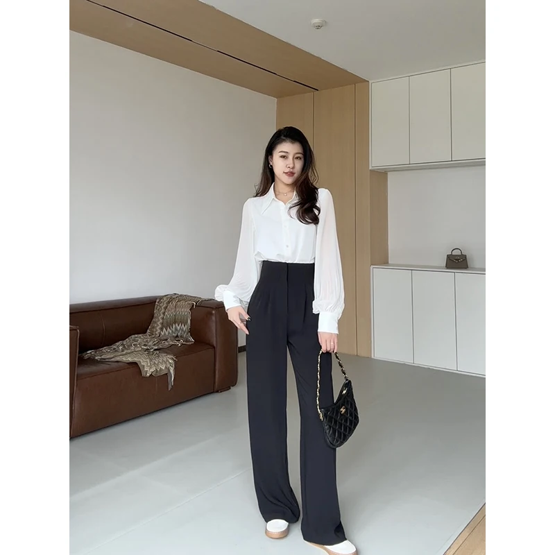 Zhang a Xing Ibiza Set Simple Micro Me Sve irt High Waist Straight Leg Casual Pants Faionable Women's Spring Outfit
Zhang a Xing Ibiza Set Simple Micro Me Sve irt High Waist Straight Leg Casual Pants Faionable Women's Spring Outfit