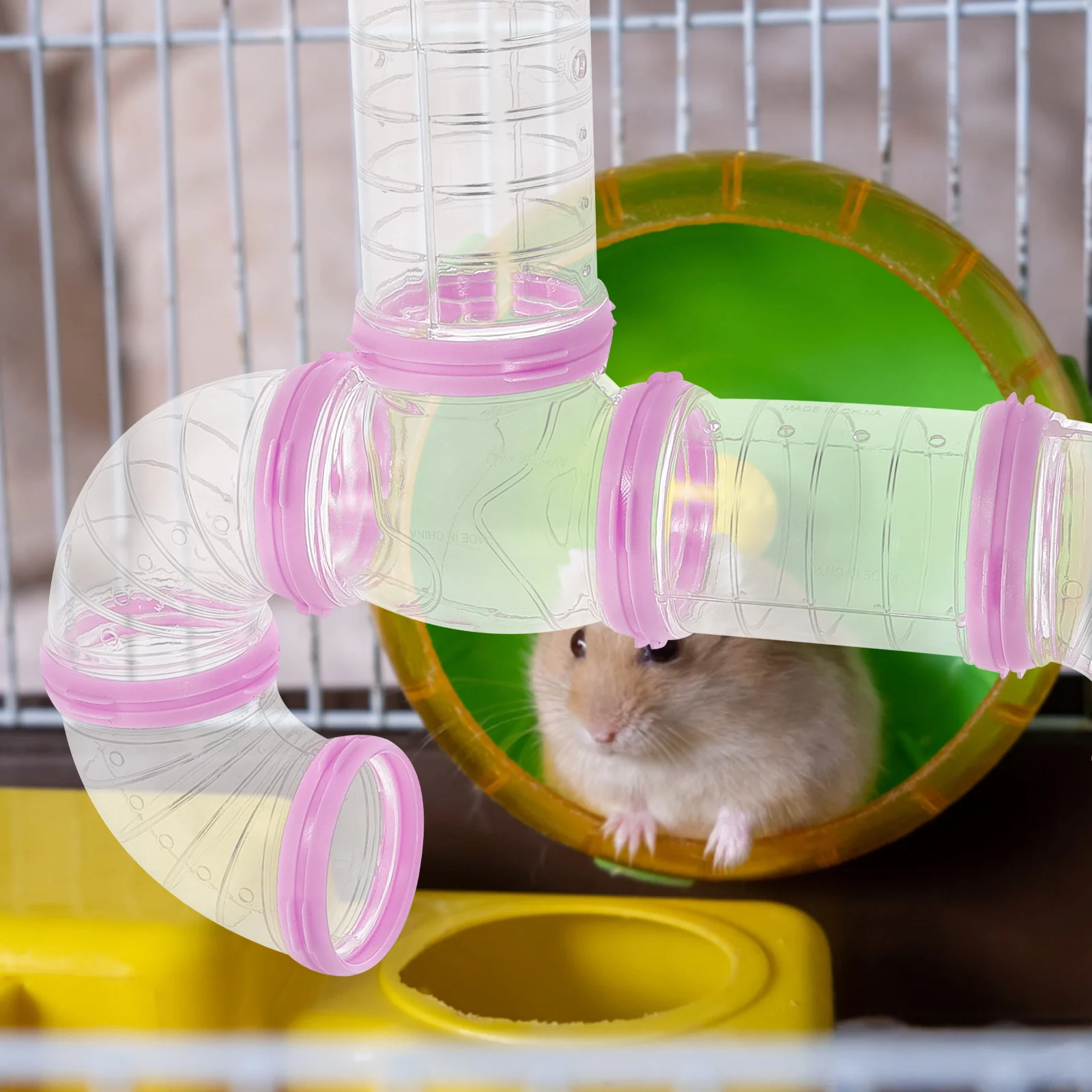 2 Sets Pipeline Motion Tunnel Plastic Hamster Tube Channel Pet Food Tubes Diy Connector Cage Accessories Toy Pipe
2 Sets Pipeline Motion Tunnel Plastic Hamster Tube Channel Pet Food Tubes Diy Connector Cage Accessories Toy Pipe