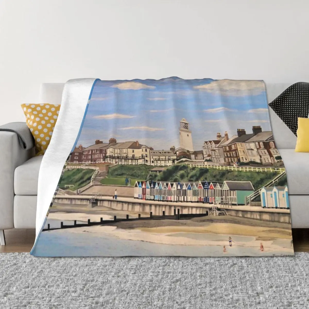 Southwold Seafront Painting Throw Blanket heavy to sleep Single blankets and throws Summer Beddings Blankets
Southwold Seafront Painting Throw Blanket heavy to sleep Single blankets and throws Summer Beddings Blankets