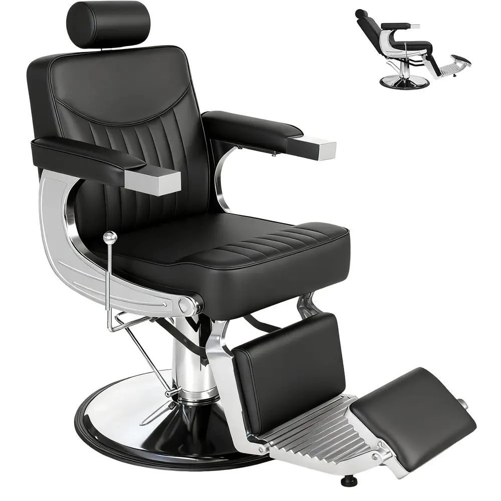 Barber Chair for Barbershop, Reclining HeavyDuty Hydraulic AllPurpose Salon Chair, 360 Swvivel Adjustable Hair Stylist Chair, P
Barber Chair for Barbershop, Reclining HeavyDuty Hydraulic AllPurpose Salon Chair, 360 Swvivel Adjustable Hair Stylist Chair, P