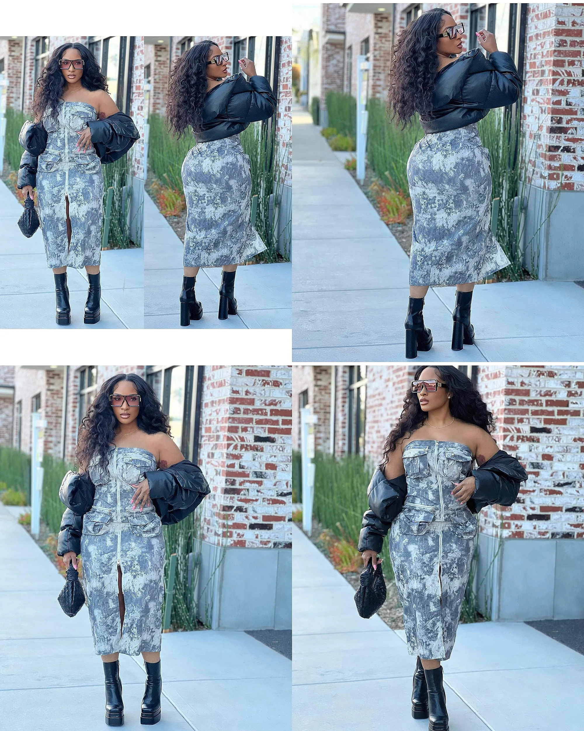 Sexy Tube Top Cargo Dress With Zipper Pockets Streetwear Bodycon Dresses Jumpsuit Playsuit
Sexy Tube Top Cargo Dress With Zipper Pockets Streetwear Bodycon Dresses Jumpsuit Playsuit