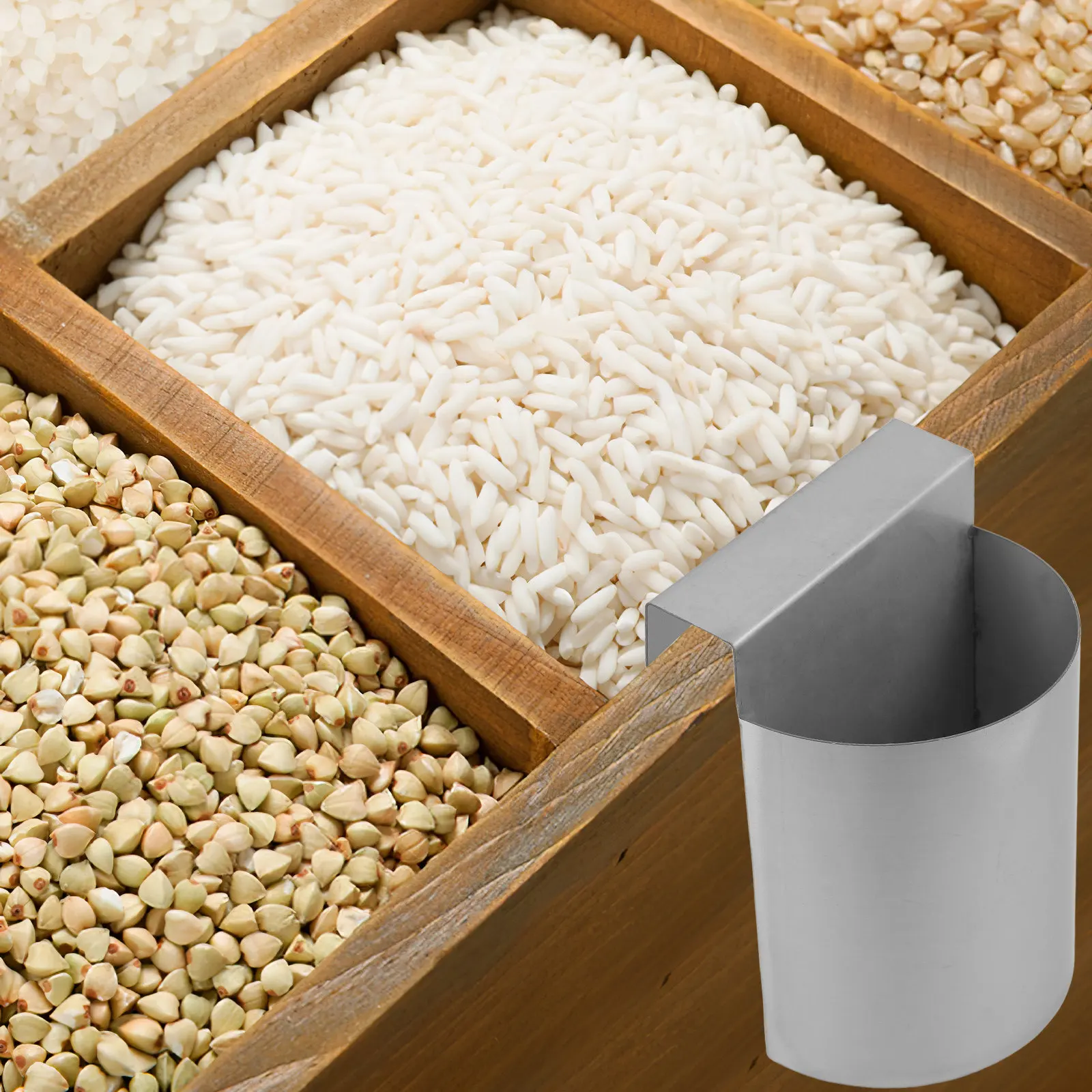 Ice Scoop Holder Hanging Storage Box Heavy Duty Stainless Steel Shovel Organizer for Kitchen Cabinet Supermarket Storage Basket
Ice Scoop Holder Hanging Storage Box Heavy Duty Stainless Steel Shovel Organizer for Kitchen Cabinet Supermarket Storage Basket