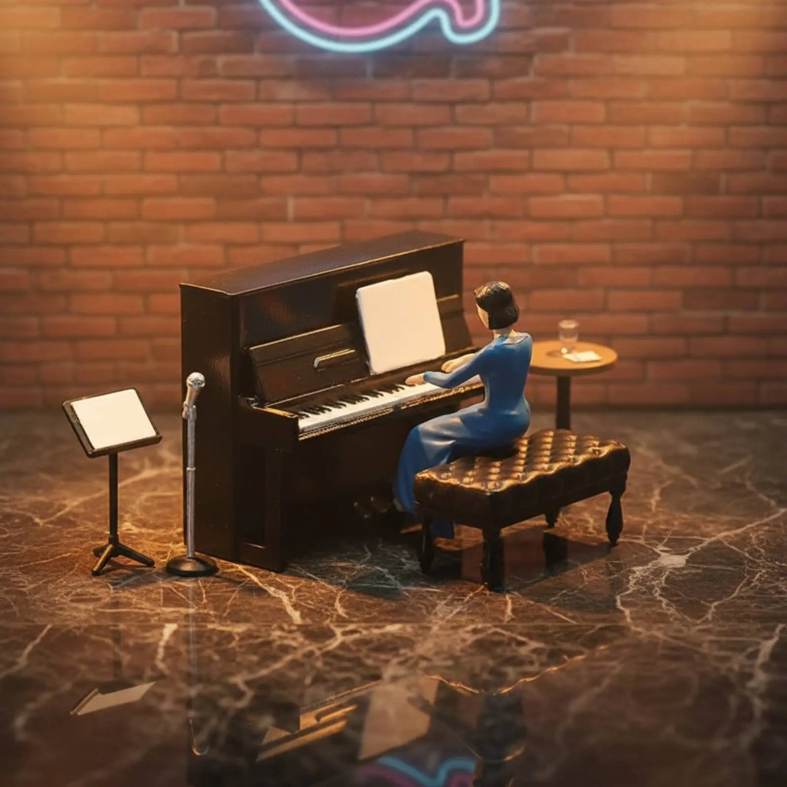 1:64 Scale Pianist Figure High Intricate Miniature Female Playing Piano Micro Landscape Decoration Three-Dimensional Printed
1:64 Scale Pianist Figure High Intricate Miniature Female Playing Piano Micro Landscape Decoration Three-Dimensional Printed