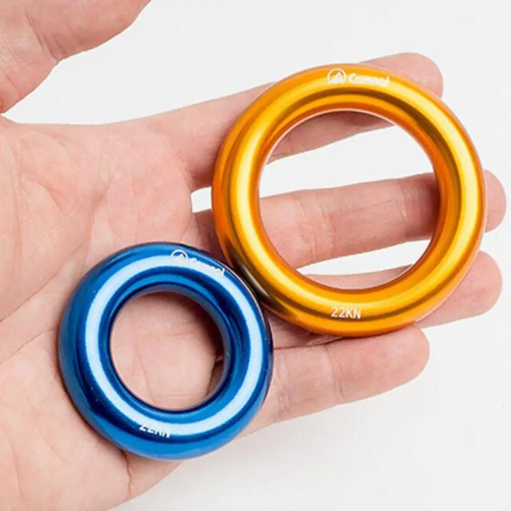 2 Pieces 22KN Rock Climbing Rappel Ring Bail-Out Connector O Ring L+S Climbing Accessories
2 Pieces 22KN Rock Climbing Rappel Ring Bail-Out Connector O Ring L+S Climbing Accessories