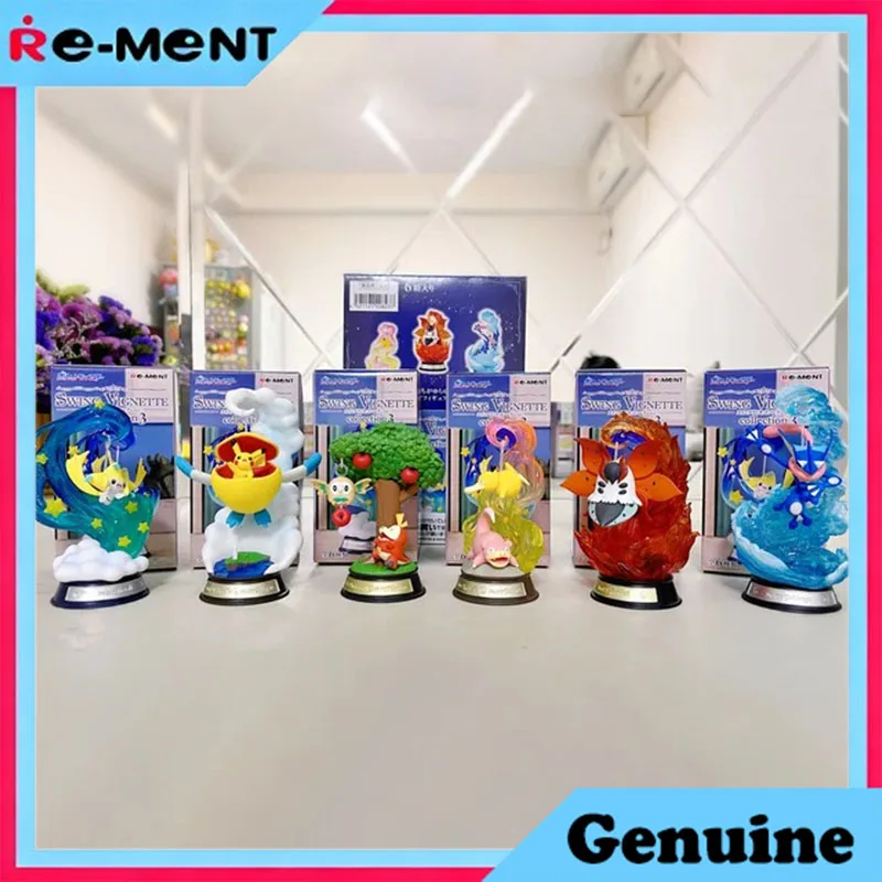 Rement Pokemon Swing Vignette Vol 3 Mini Figure Blind Box Diorama Set Pikachu Gengar Eevee Mew Adorable Collectible Desk Decor
Rement Pokemon Swing Vignette Vol 3 Mini Figure Blind Box Diorama Set Pikachu Gengar Eevee Mew Adorable Collectible Desk Decor