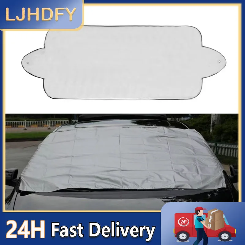 Universal Car Front Windshield Cover Auto Sunshade Snow Ice Protection Cover Winter Summer Windshield Shield 150cm x 70cm
Universal Car Front Windshield Cover Auto Sunshade Snow Ice Protection Cover Winter Summer Windshield Shield 150cm x 70cm