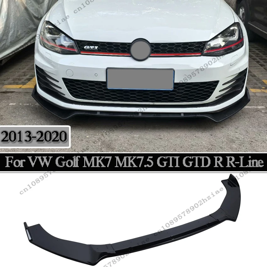 Upgrade Maxton Style Bumper Splitter For VW Golf MK7 7.5 GTI GTD R R-Line 2013-2020 Gloss Black Car Front Splitter Accessories
Upgrade Maxton Style Bumper Splitter For VW Golf MK7 7.5 GTI GTD R R-Line 2013-2020 Gloss Black Car Front Splitter Accessories